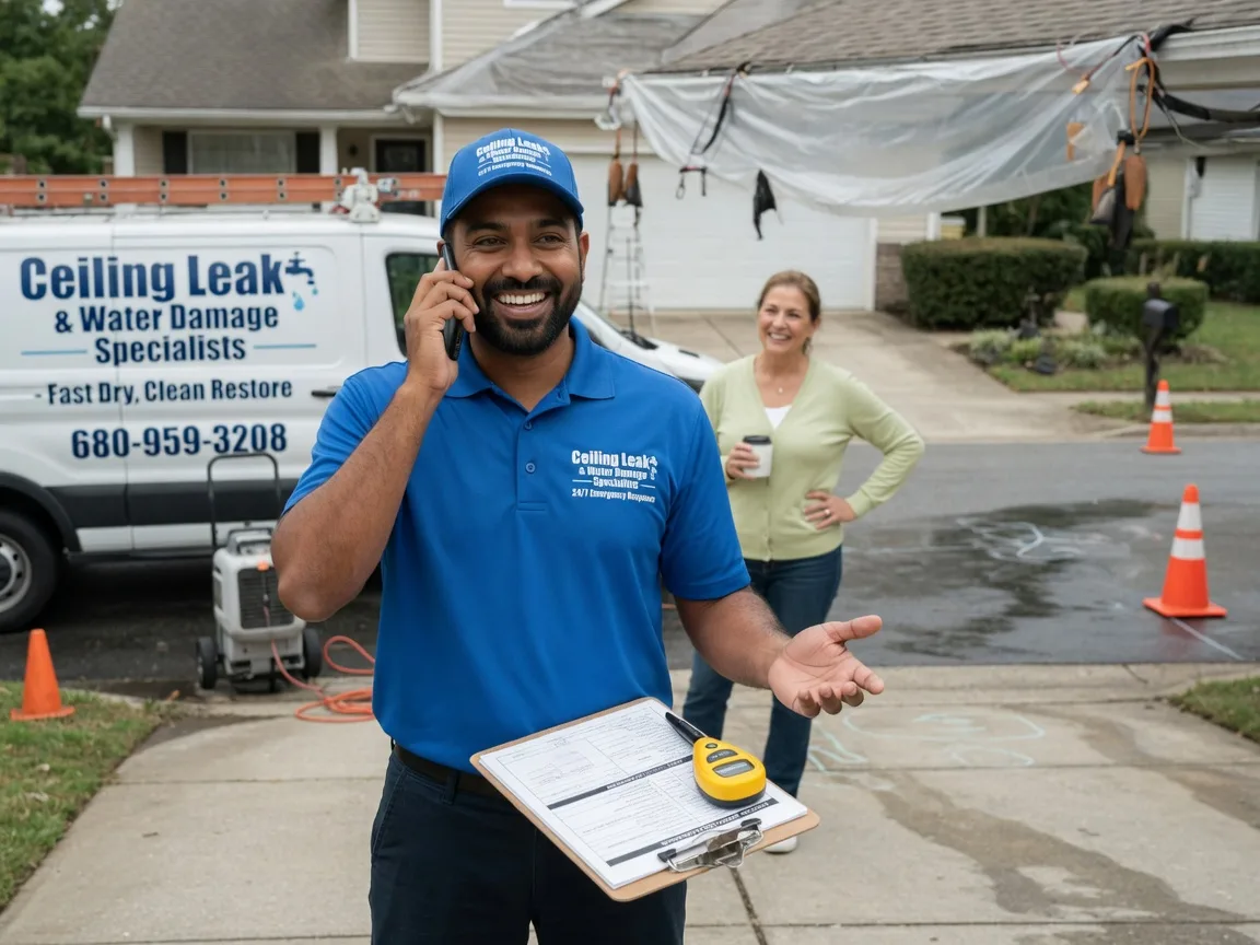 Ceiling Leak Cleanup North Waterboro, ME FAQs